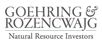 Goehring & Rozencwajg - Natural Resource Investors logo